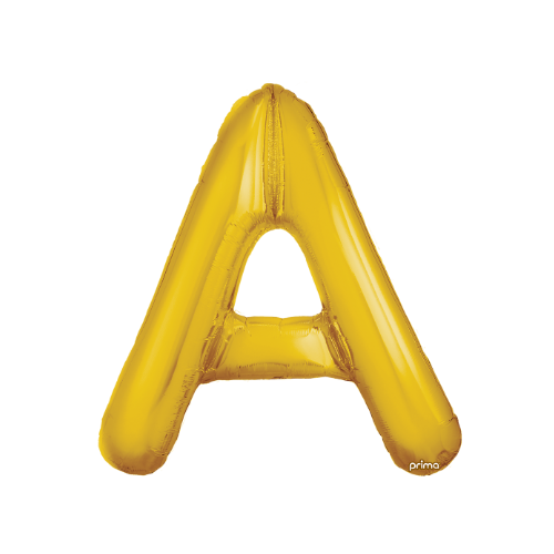 PRIMA 16" Gold Foil Balloon Letter (2ct)